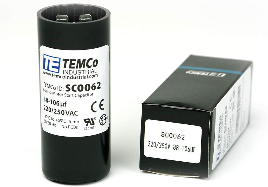 88-106 MFD uF Electric Motor Start Capacitor 220-250V - 250 volt