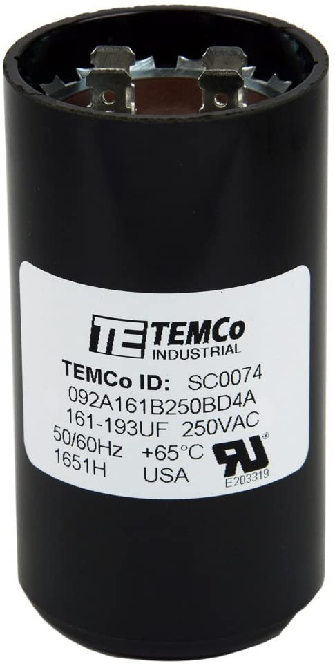 161-193 MFD uF Electric Motor Start Capacitor 220-250V - 250 volt