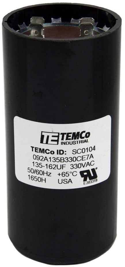 135-162 MFD uF Electric Motor Start Capacitor 330V - 330 volt