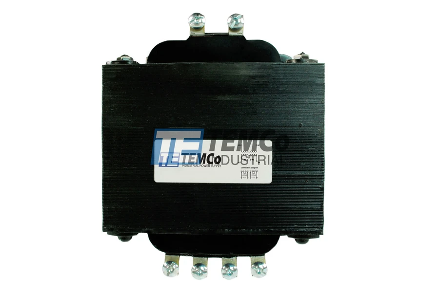 1 Phase - 115 Volts Primary - 120/240 Volts Secondary - 3 KVA - Control Transformer - 60 Hz - Copper - Open (Core & Coil) - TEMCo - TT0253