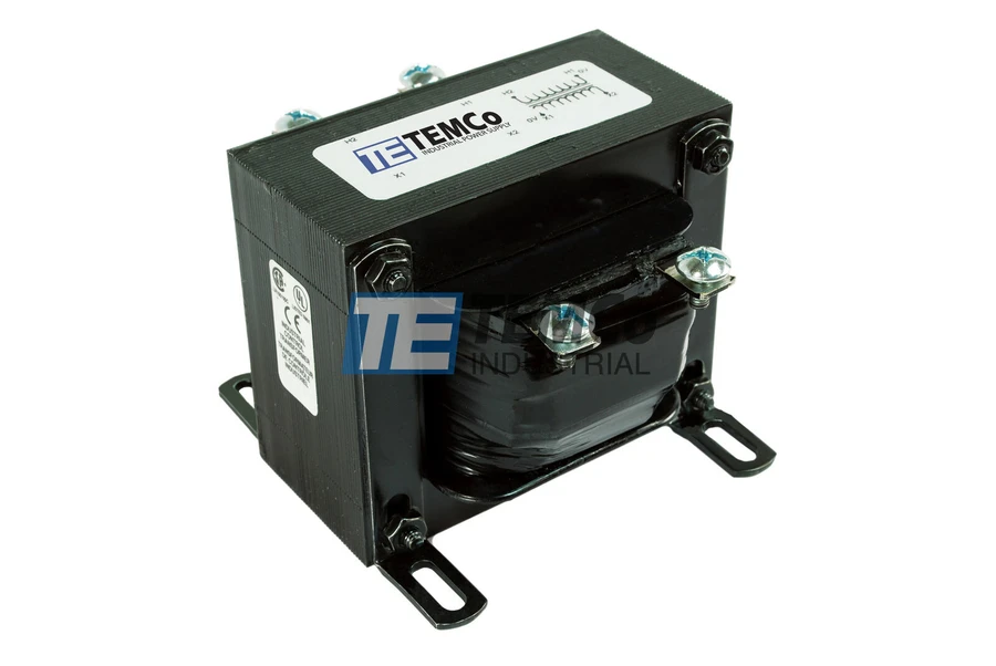 1 Phase - 115 Volts Primary - 24 Volts Secondary - 50 VA - Control Transformer - 60 Hz - Copper - Open (Core & Coil) - TEMCo - TT0407