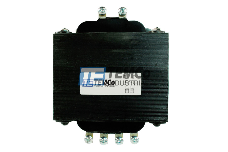 1 Phase - 230 Volts Primary - 115/230 Volts Secondary - 200 VA - Control Transformer - 60 Hz - Copper - Open (Core & Coil) - TEMCo - TT6256