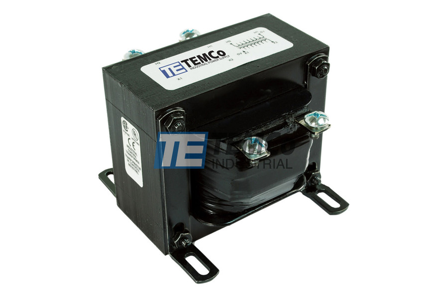 1 Phase - 230 Volts Primary - 48 Volts Secondary - 100 VA - Control Transformer - 60 Hz - Copper - Open (Core & Coil) - TEMCo - TT6344