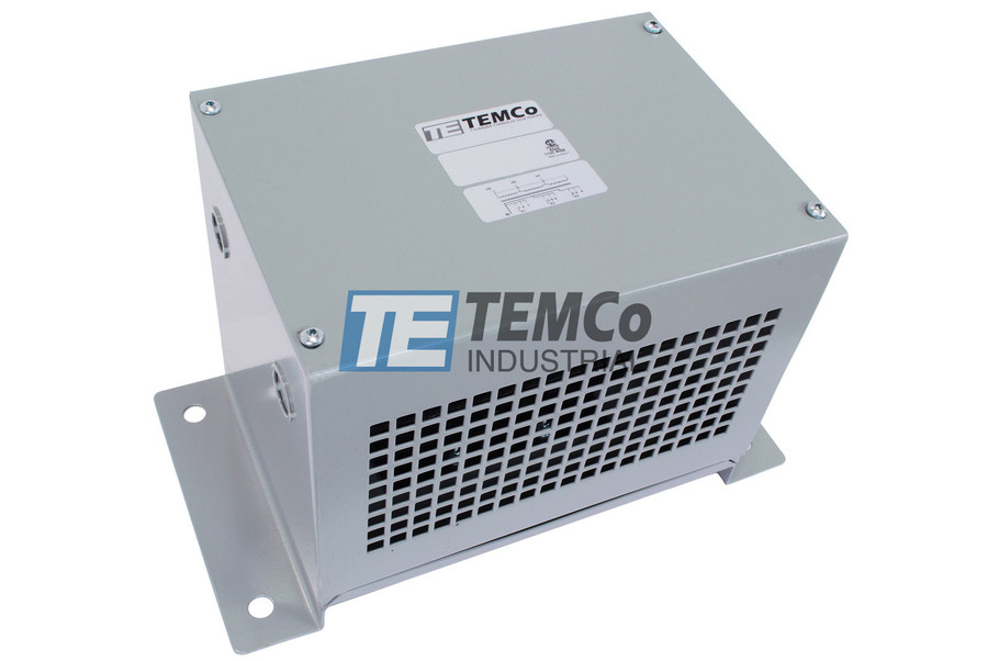 3 Phase - 460 Volts Primary - 220Y/127 Volts Secondary - 1 kVA - Control Transformer - 60 Hz - Copper - Enclosed (Ventilated Core & Coil) - TEMCo - T11261