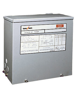 P48LF21-15 Federal Pacific, 15 kVA, 480 Primary, 120/240 Secondary, Isolation - Encapsulated, 1 Phase, 60 Hz, Aluminum, FT0567