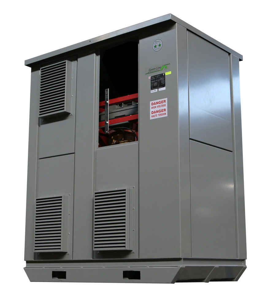 TEMCo Medium Voltage Transformer T38315 750 kVA, 4160 Primary Volts x 480Y/277 Secondary Volts, 60 Hz, Three Phase, Aluminum