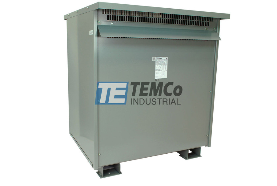 TEMCo T43775 300 kVA, 600 Primary Volts x 400Y/230 Secondary Volts, 50/60 Hz, Three Phase, Copper