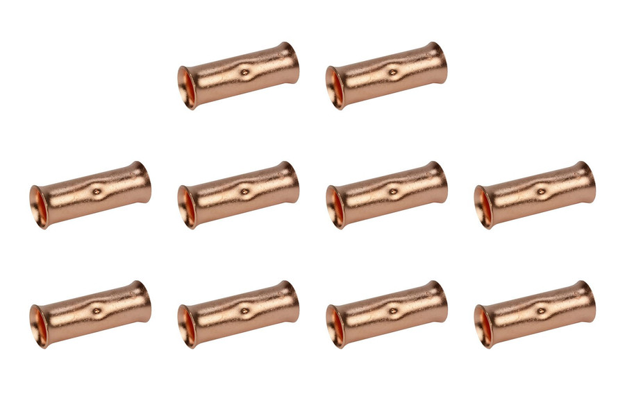 4/0 AWG Bare Copper Butt Splice Connector - 10 Pack