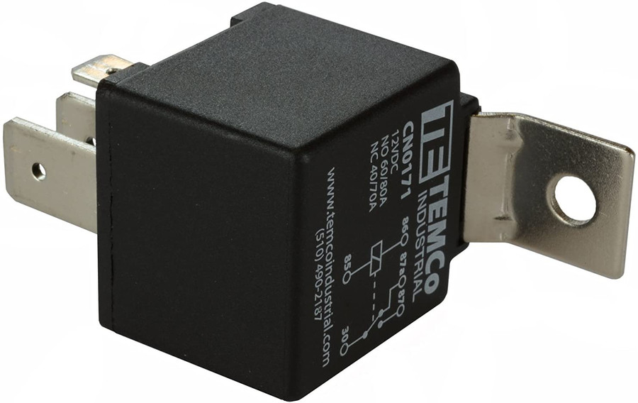 Bosch Style Automotive Relay CN0171 - 1 Qty 12 V 60/80 Amp SPDT
