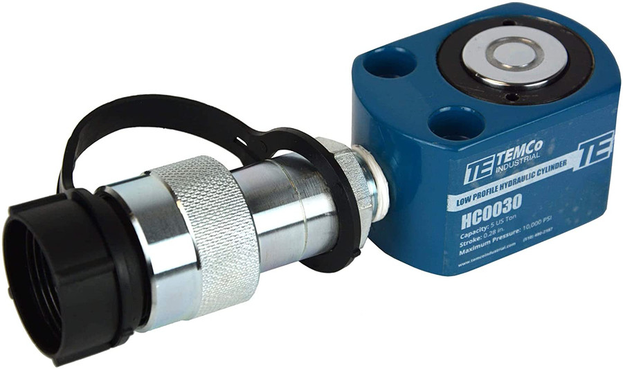 Low Profile Height Hydraulic Cylinder Puck 5 Ton, 0.28" Stroke