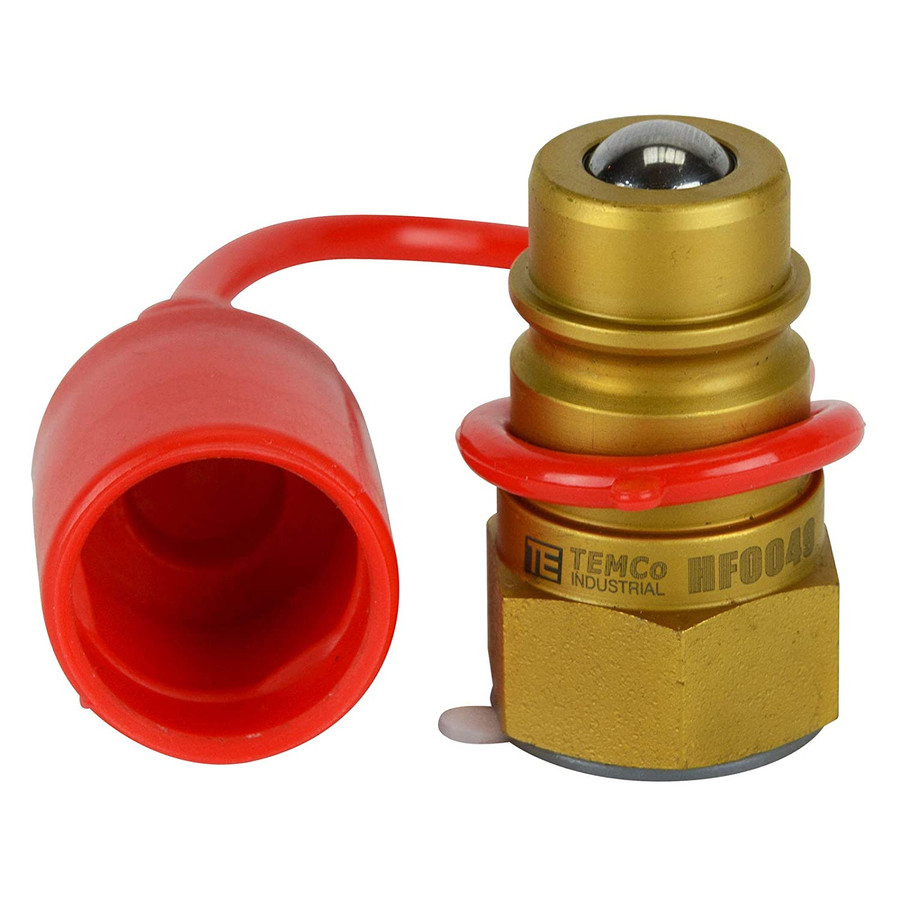 1/2" Female NPT Thread 1/2" Body Male Hydraulic Coupler ISO 5675 Ball Valve Quick Connect