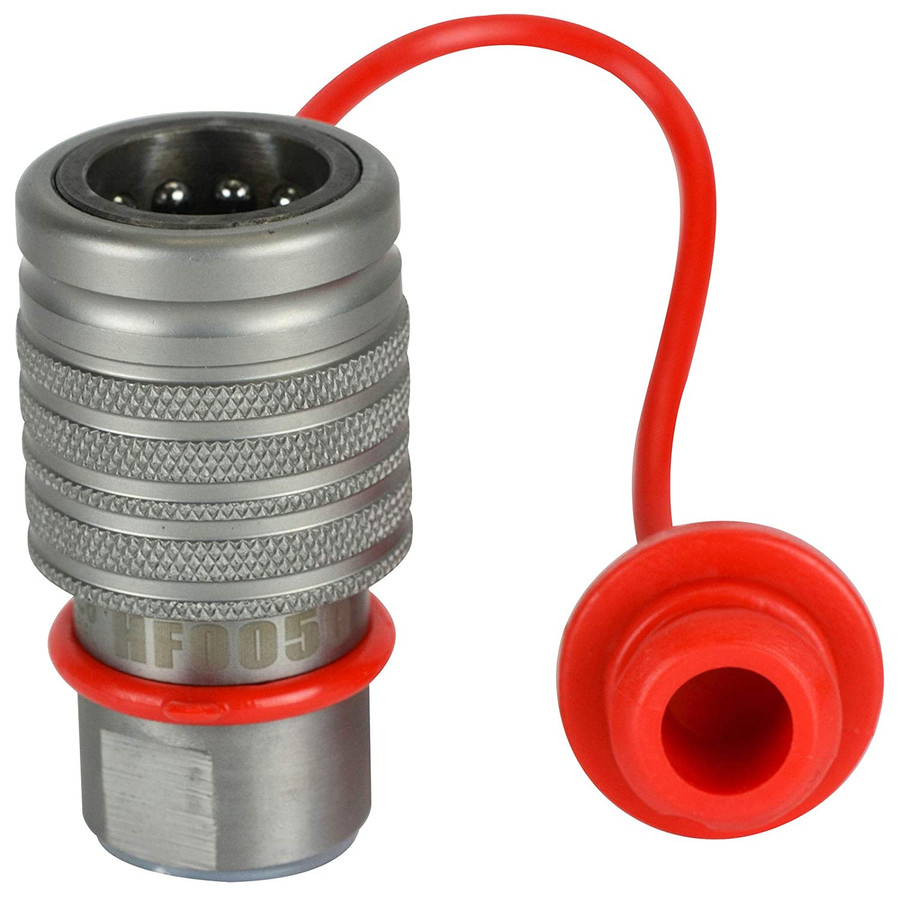 1/2" Female NPT Thread 1/2" Body Female Hydraulic Coupler ISO 5675 Ball Valve Quick Connect