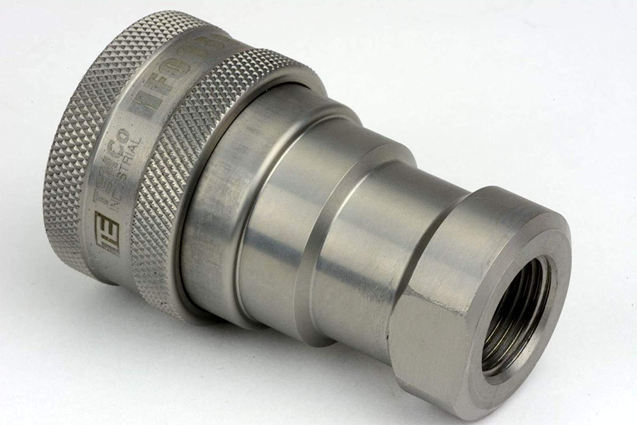 1/2" Female NPT Thread 1/2" Body Female Hydraulic Coupler ISO 7241B Ball Valve Quick Connect