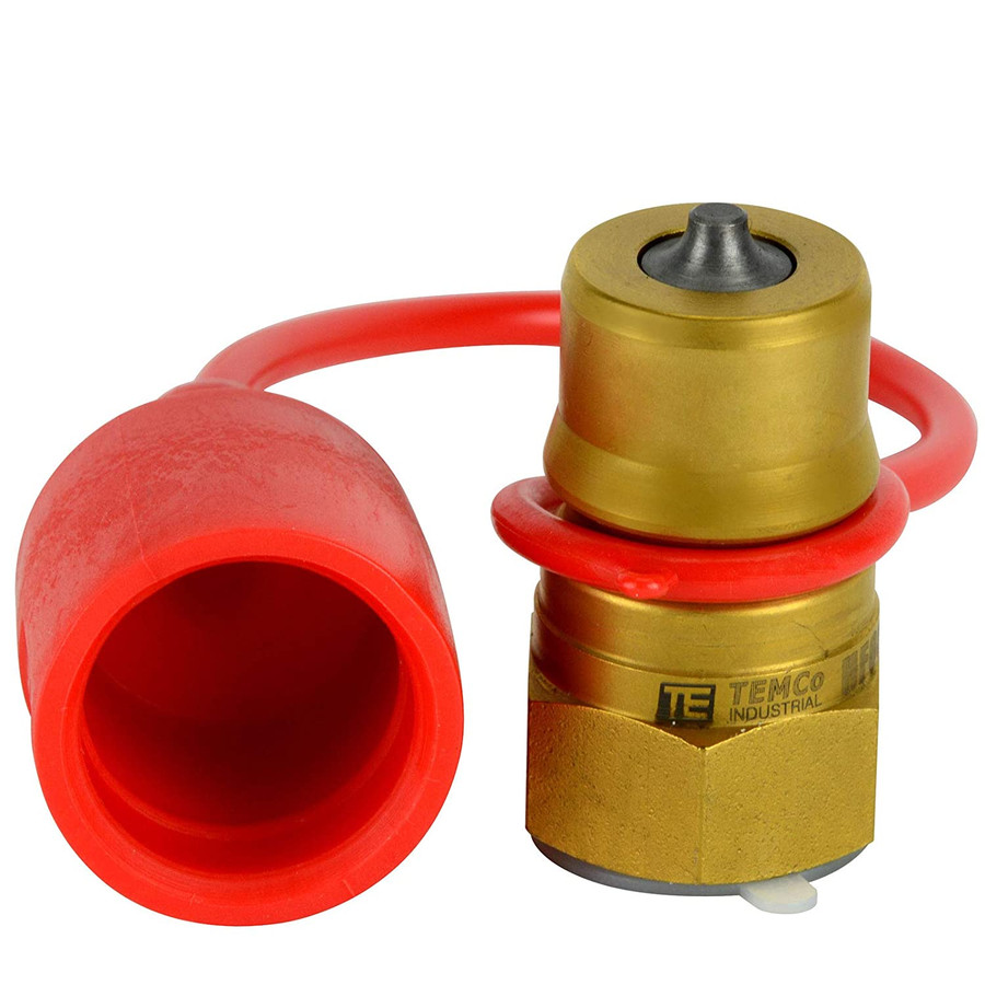 1/2" Female NPT Thread 1/2" Body Male Hydraulic Coupler ISO 7241B Poppet Valve Quick Connect