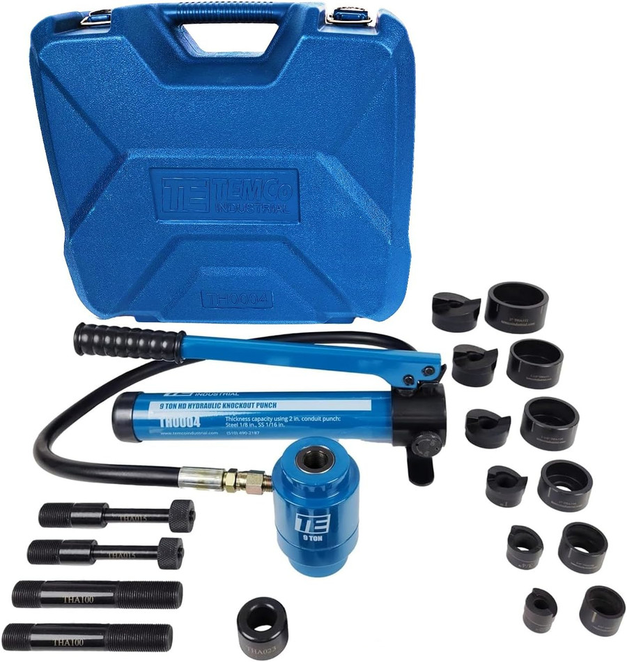 2 inch Hydraulic Knockout Punch - Electrical Conduit Hole Cutter Tool Set