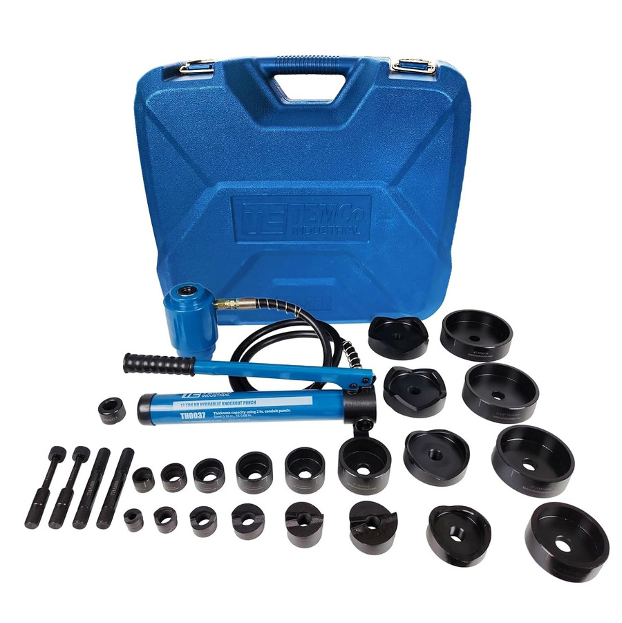 4 inch Hydraulic Knockout Punch - Electrical Conduit Hole Cutter Tool Set