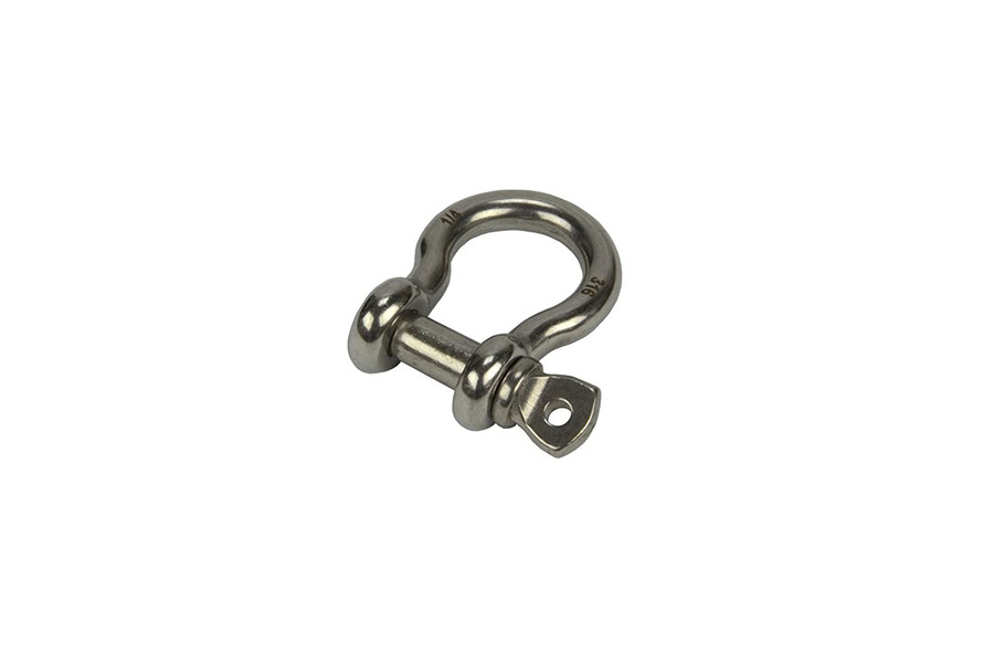 1/4" Anchor Shackle D Clevis Bow Ring 316 Stainless Steel for Sailboat Rigging