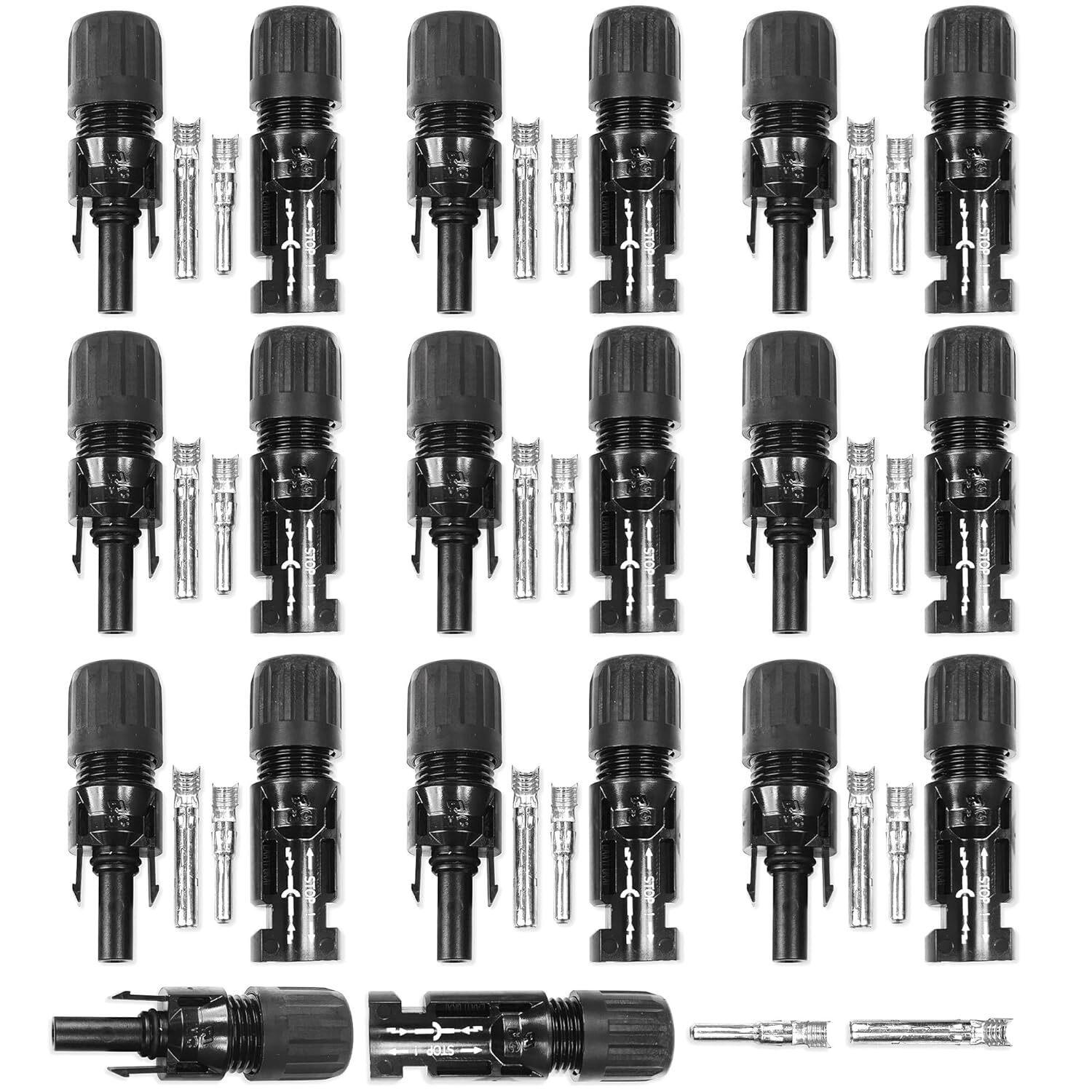 10 AWG Solar Panel Wire SW0000 - 5 ft - UL 4703 Power Cable Black