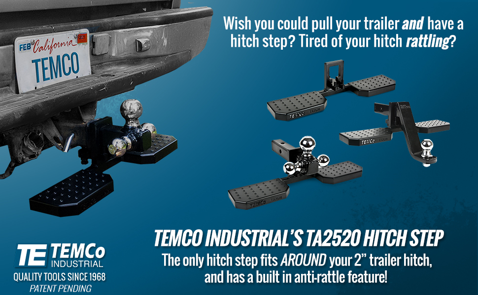 TEMCo Industrial TA2520 Hitch Step