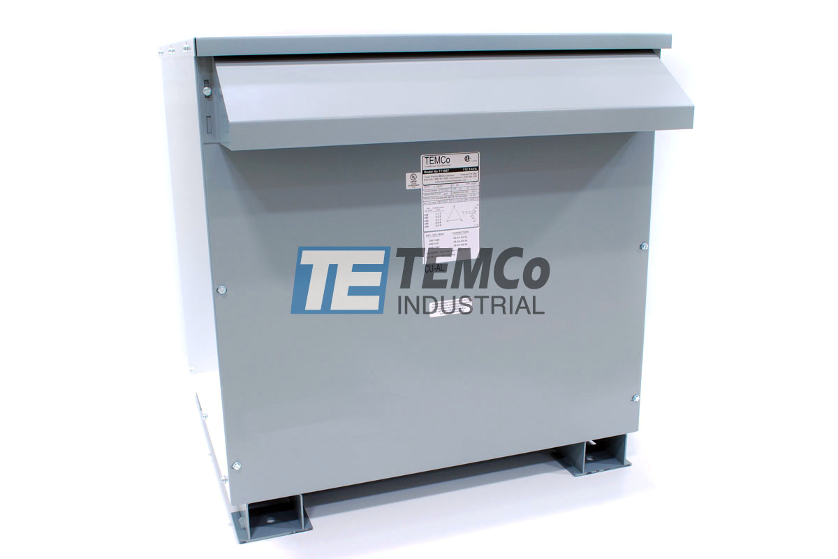 T20131 TEMCo Autotransformer T51919 100 kVA, 208 Primary Volts x 416 Secondary ...