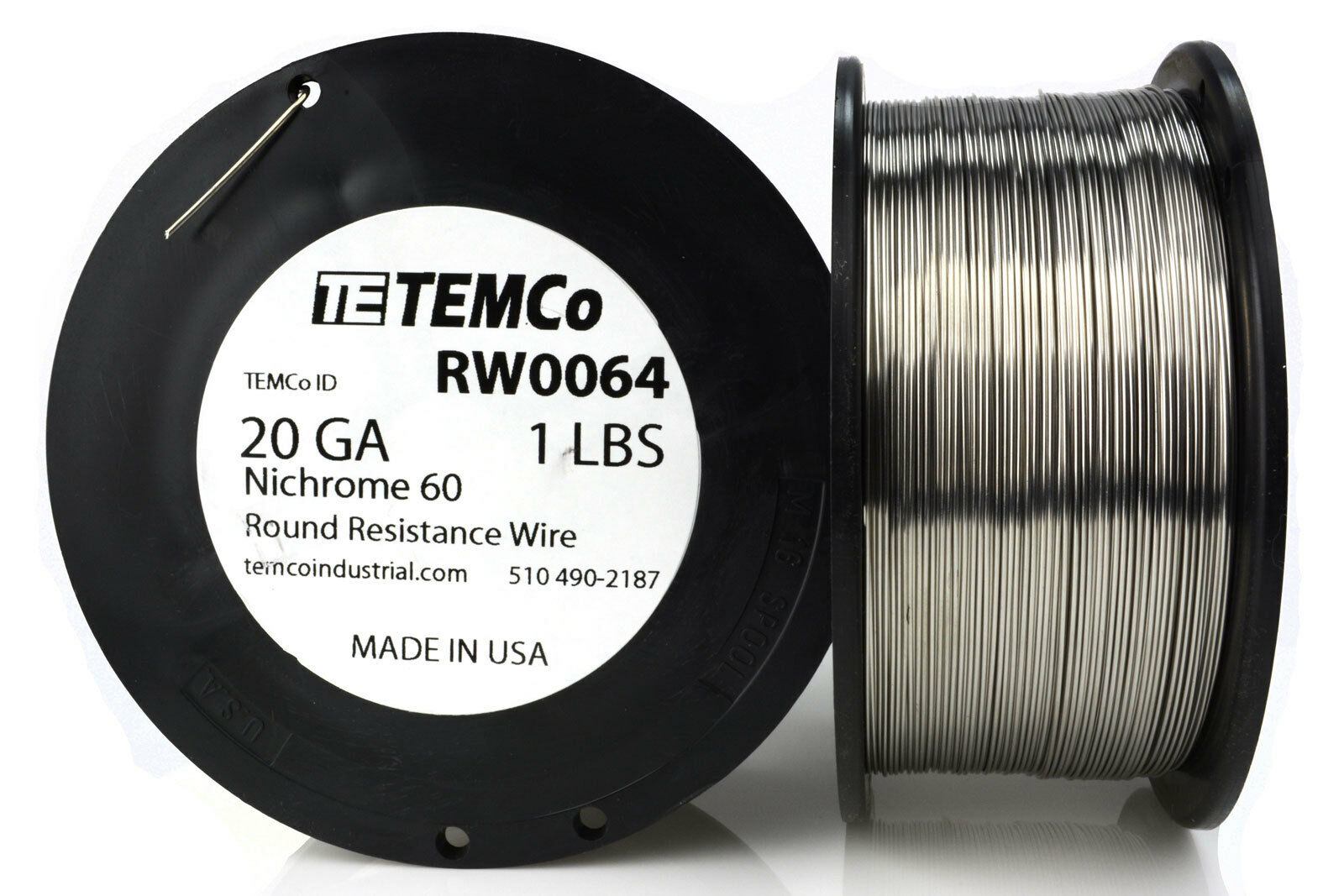 wire 1/8" X 0.010" 50 ft spool flat 0.451 ohms/ft Nichrome 60 ribbon 