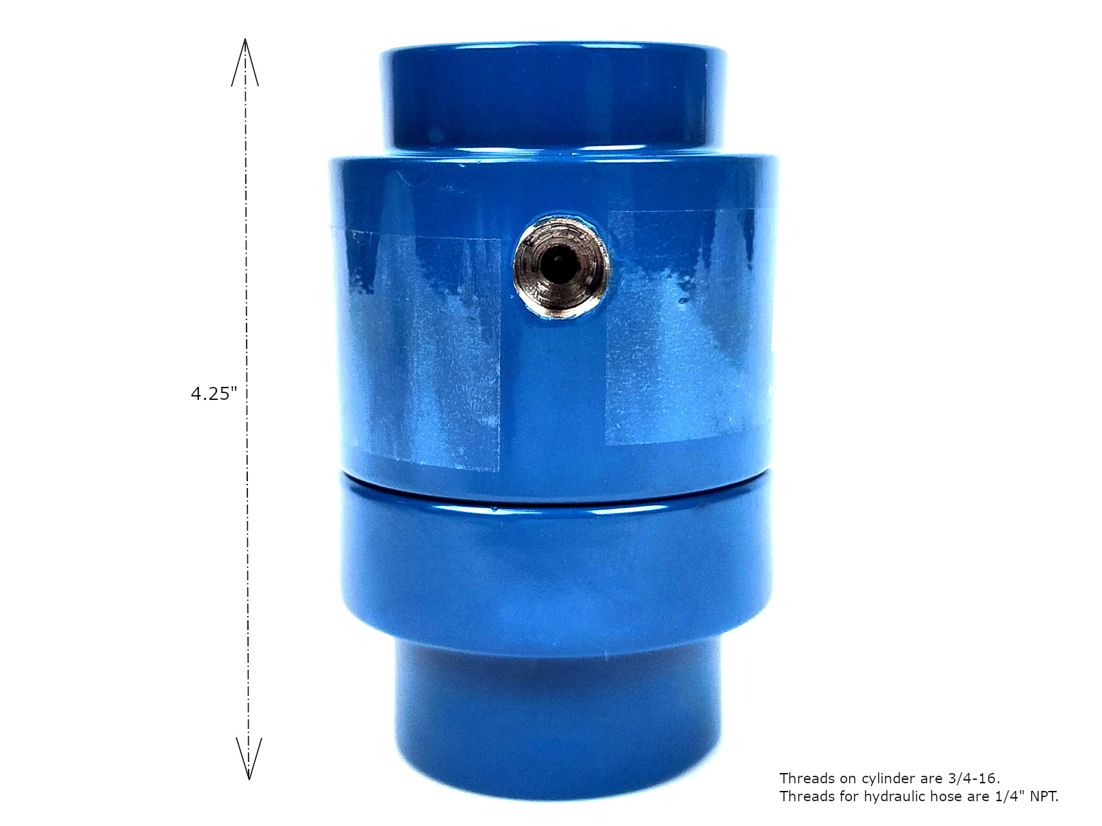 Cylinder Ram Head (4.25" height) for TEMCo TH0004 Hydraulic Knockout