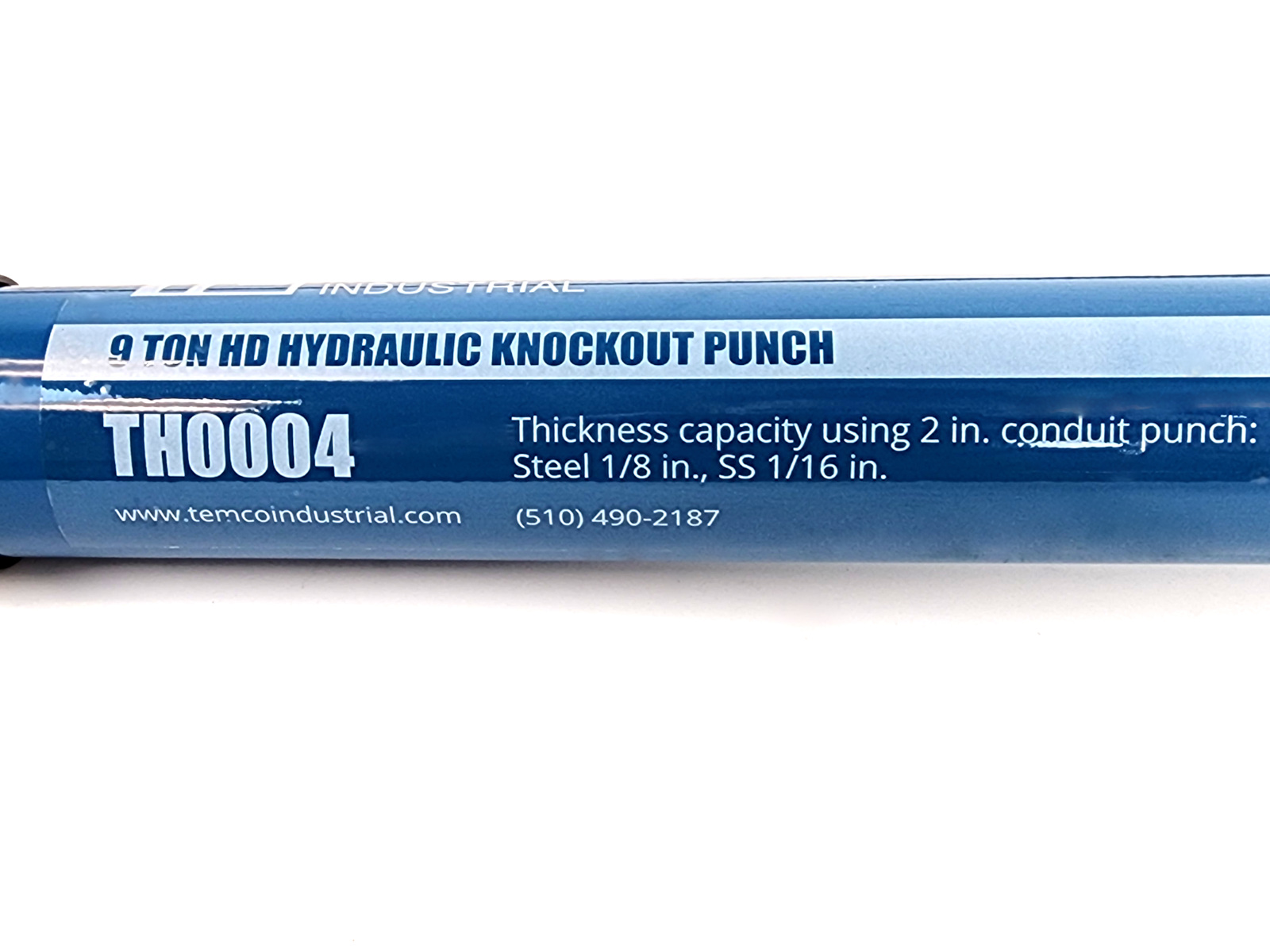 TEMCo Hydraulic Knockout Punch Driver Only 9 US Ton 3/4