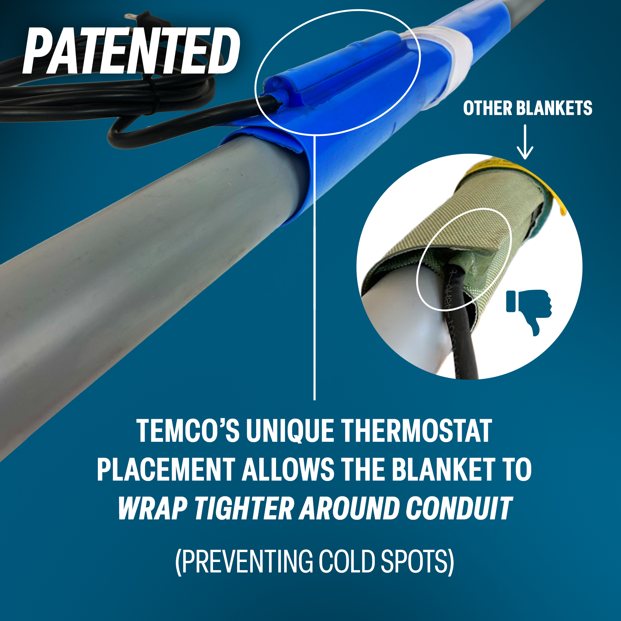TEMCo TH4003 PVC Conduit Heat Blanket Bender 3 1/2