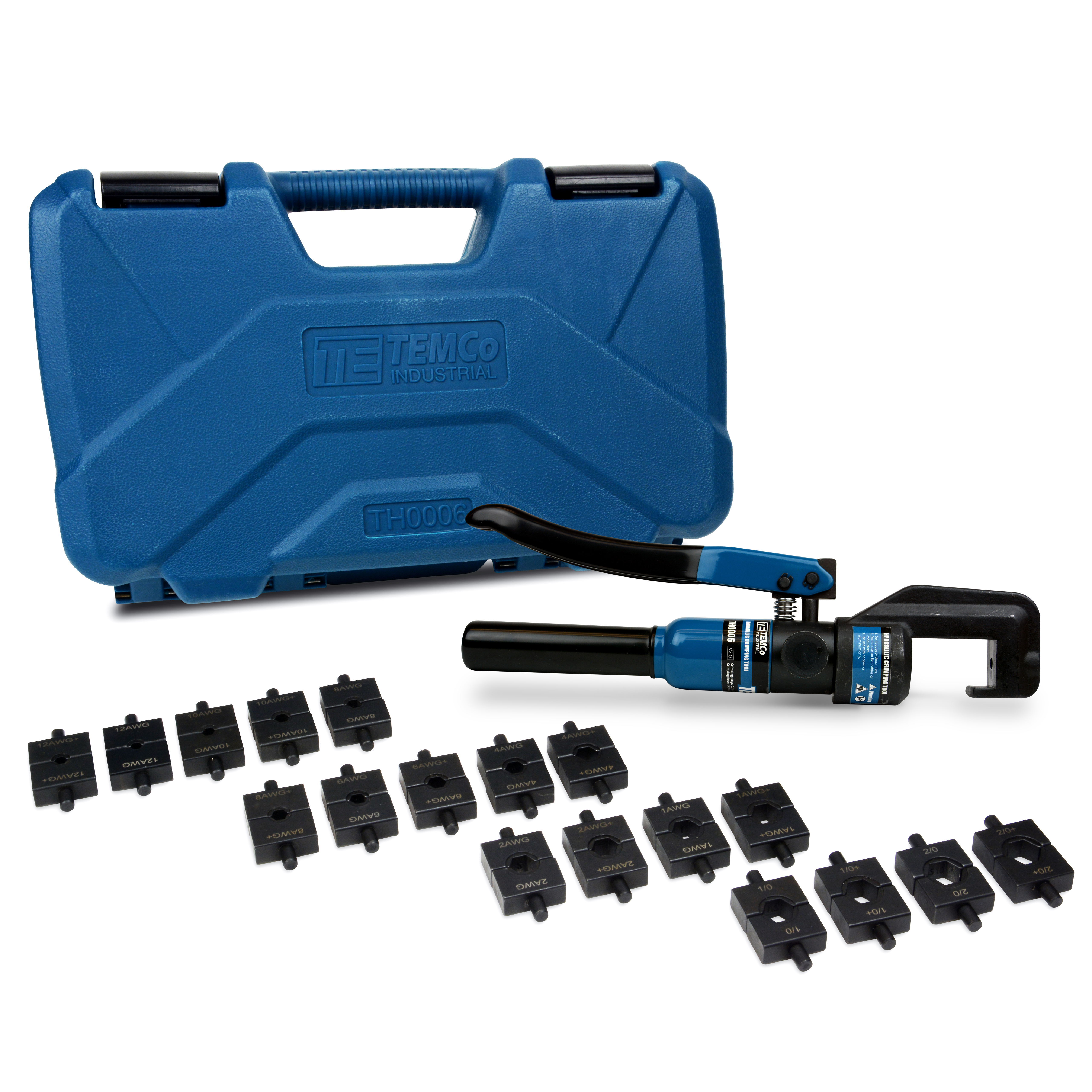 Hydraulic Cable Lug Crimper TH0006 V2.0 5 US TON 12 AWG to 00 (2/0