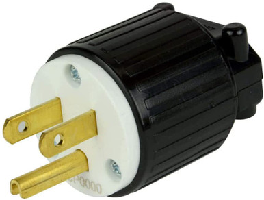 TEMCo CP0000 - NEMA 5-15P Male Plug 15A 125V Straight Blade
