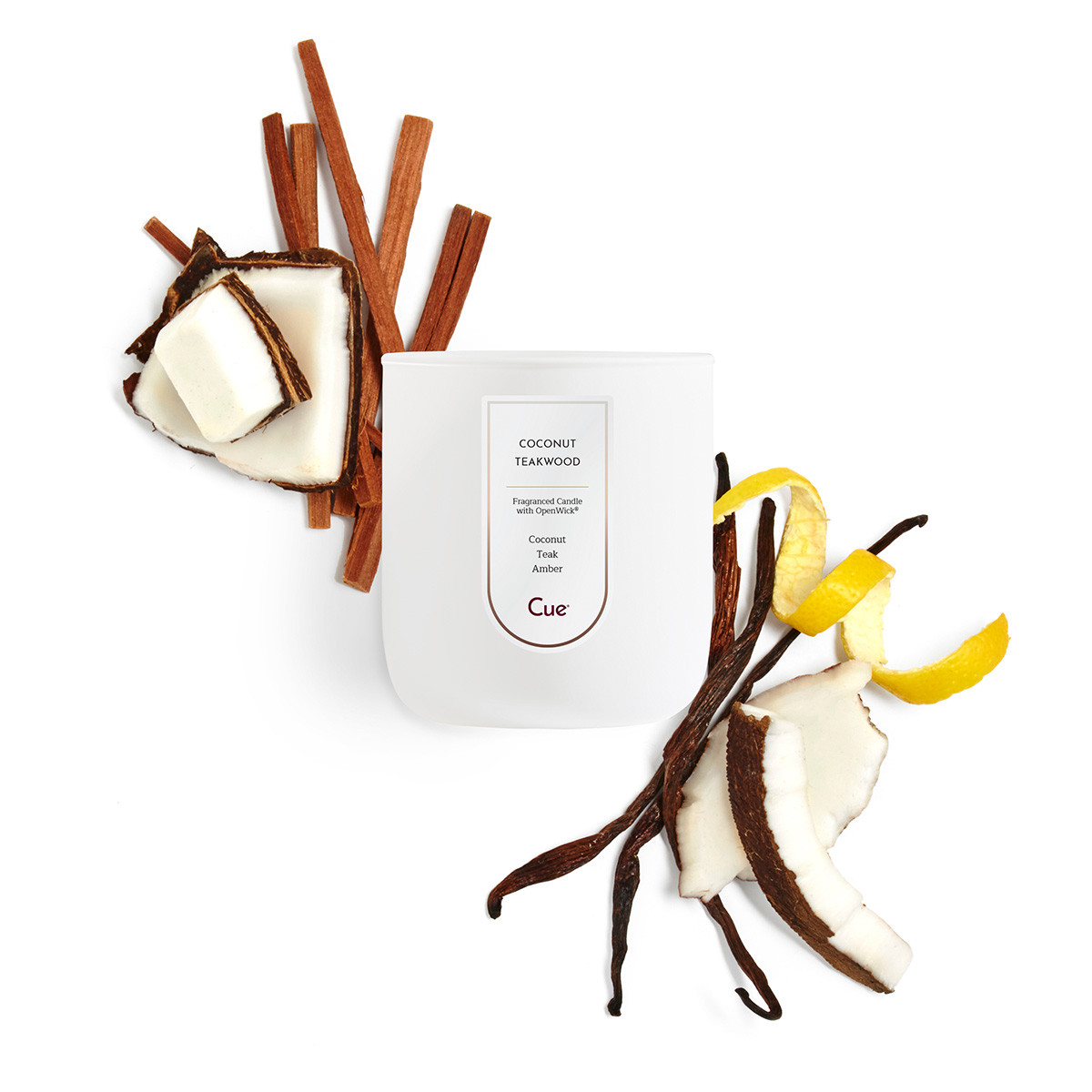 XOXOCue Coconut Teakwood Candle