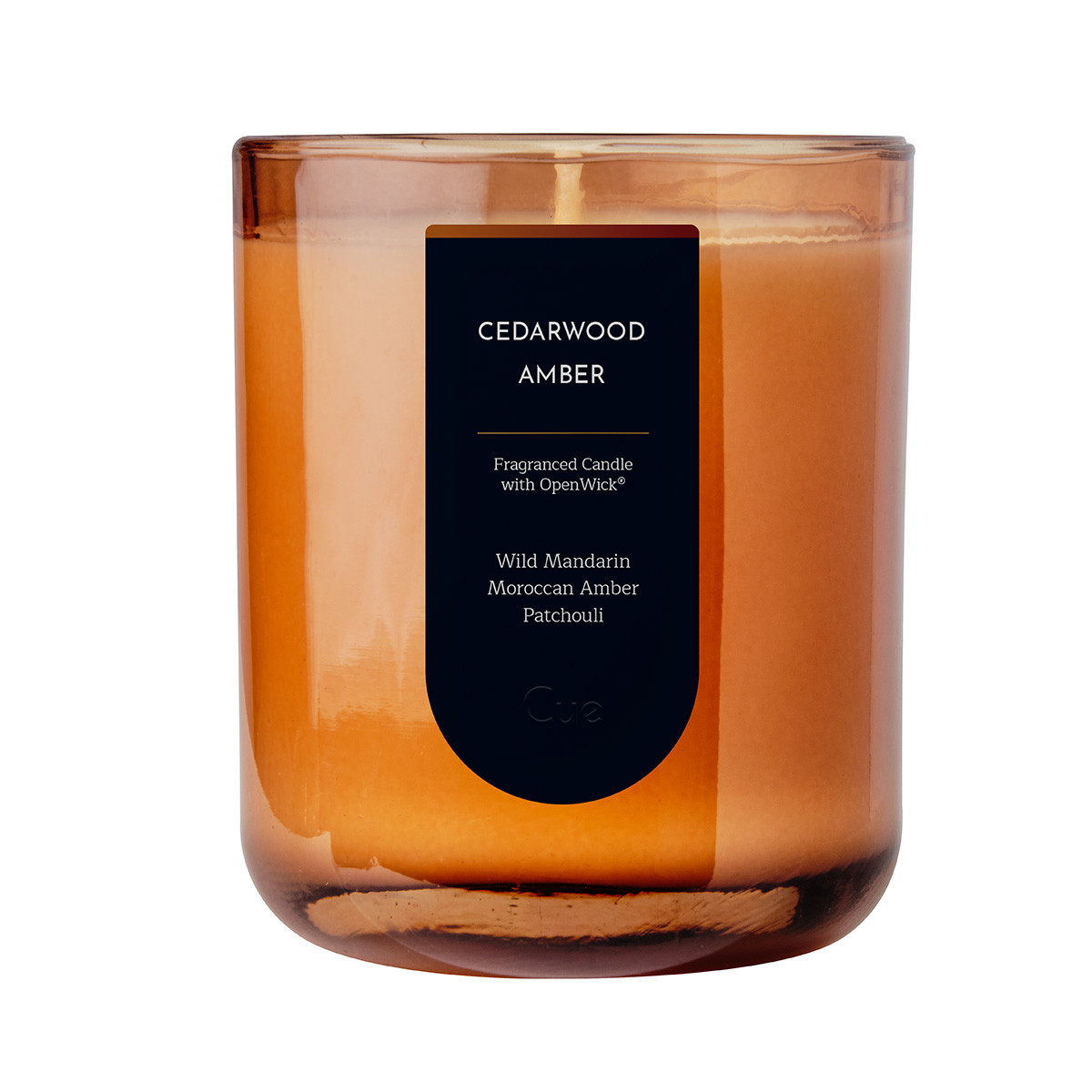 Cedarwood Amber 12oz Candle | Amber - Cue