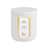 Crème Brulee 7.5oz white jar candle