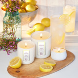 Fresh Picked Lemon 3.5oz Candle | White