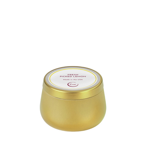 Fresh Picked Lemon 3.5oz gold tin candle