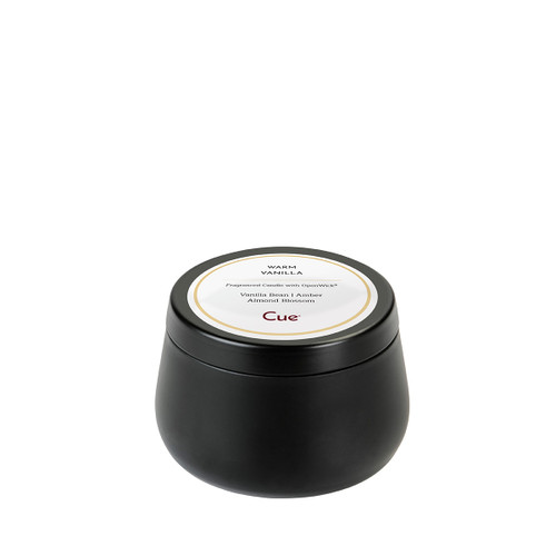 Warm Vanilla 3.5oz Candle | Black