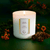 Balsam Mahogany 12oz white jar candle