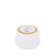 Honeycomb Apple 3.5oz white tin candle