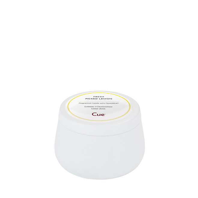 Fresh Picked Lemon 3.5oz Candle | White
