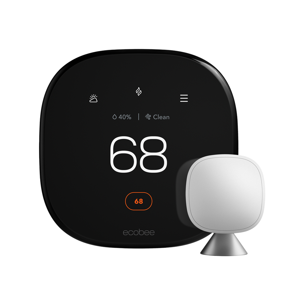 ecobee Smart Thermostat Premium set to 68° heating