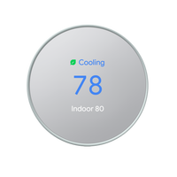 Nest thermostat set to 78 cooling