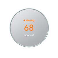 Nest thermostat set to 68 heating