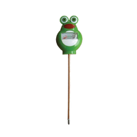 frog moisture meter on white background