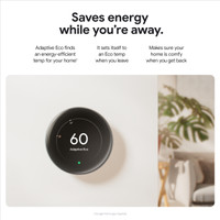 Saves energy while you're away