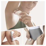 Epilator, Silk·épil 9, Rose Gold with 7 extras including shaver head, trimmer cap, and Gillette Venus Swirl razor, SES 9-870