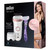 Epilator, Silk·épil 9, Rose Gold with 7 extras including shaver head, trimmer cap, and Gillette Venus Swirl razor, SES 9-870