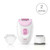 Epilator, Silk·épil 3, Pink with 2 extras including shaver head and trimmer cap, SE 3-270