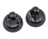 JConcepts Fin Aluminum 12mm V2 Shock Cap (Black) (2)