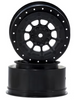 JConcepts 12mm Hex Hazard Short Course Wheels (Black) (2) (TEN-SCTE)