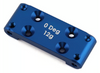 Team Associated RC10B6.4 Aluminum Front Bulkhead (Blue)